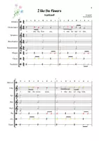 Vorschau - Arbeitsblätter - Klassenmusizieren: I like the flowers - Seite 1