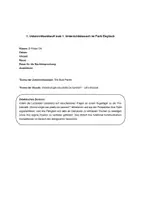 Vorschau - Stundenentwürfe - Unterrichtsentwurf E-Phase English: Double-circle discussion - Seite 1