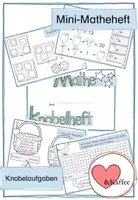 Vorschau - Arbeitsblätter - Miniheft: Knobelaufgaben für den Mathematikunterricht - Deckblatt