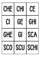 anteprima - Flashcard - FLASHCARD SUONI DURI E SUONI DOLCI - Pagina 2