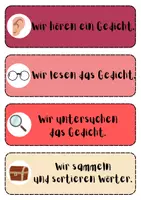 Vorschau - Stundenentwürfe - Generatives Schreiben - "Komm, wir kehren die Straße" - Gedichte - Ursula Wölfel - Deckblatt
