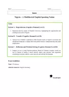 Vorschau - Arbeitsblätter - Exam: Nigeria – A Multifaceted English-Speaking Nation - Anwendung anhand eines Interviews - Seite 2