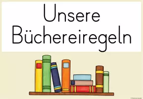Vorschau - Poster - Regeln Bücherei / Leseecke Klasse 1-4 - Seite 3
