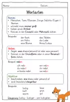 Vorschau - Arbeitsblätter - Wortarten - Arbeitsblätter und Regelblatt - Seite 3