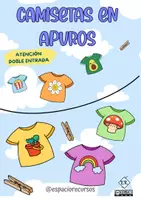 Vista previa - Tarjetas / Manipulativos - CAMISETAS en apuros @espaciorecursos - Portada