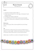 Vorschau - Mal- und Bastelvorlagen - Blumen-Girlande für Ostern / Frühling Fensterdeko - Seite 2