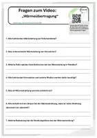 Vorschau - Arbeitsblätter - Wärmeübertragung - Deckblatt