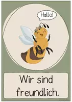 Vorschau - Mal- und Bastelvorlagen - Bienenklasse- Unsere Klassenregeln - Seite 3