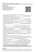 Vorschau - Arbeitsblätter - Arbeitsblätter zum Thema "Vincent van Gogh" + Lösung & Fragen & MP3 + Mindmap + Infografik - Deckblatt