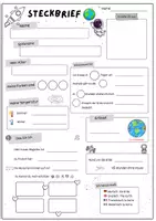 Vorschau - Arbeitsblätter - Steckbrief Erde (Suchsel/Lückentext) - NMG/Sachkunde - Seite 3
