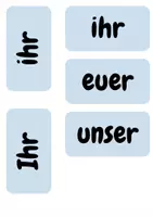 Vorschau - Präsentationen/Tafelbilder - Possessivpronomen -Tafelmaterial - DaZ/DaF - Seite 2