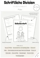 Vorschau - Arbeitsblätter - Mathe: Selbstlernheft zur schriftlichen Division und Teilbarkeitsregeln (Kl.4) - Deckblatt