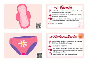 Vorschau - Stationenlernen - Interaktives Lernen - Periode und Schwangerschaft - Seite 1
