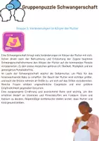 Vorschau - Merkblätter - Gruppenpuzzle Schwangerschaft - Seite 2
