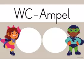 Vorschau - Anderer Materialtyp - WC-Ampel - Superheldenklasse - Seite 3