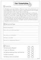 Vorschau - Arbeitsblätter - Lesetraining Ostern Leseverständnis | Kl. 2 - 4 - Seite 1