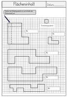 Vorschau - Unterrichtsreihen - Arbeitsheft Flächen und Umfang Klasse 3/4 - Seite 3