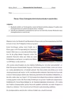 Vorschau - Klassenarbeiten - Klassenarbeit - Zeitungsbericht kriterienorientiert umschreiben (Lead-Stil) - "Chemieunfall" - Deckblatt