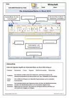 Vorschau - Unterrichtsreihen - EDV/Informatik/Word: Word Arbeitsoberfläche - Seite 2