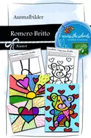 Vorschau - Mal- und Bastelvorlagen - Romero Britto: Ausmalbilder - Deckblatt