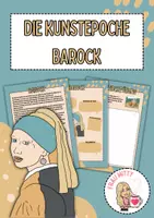 Vorschau - Arbeitsblätter - Die Kunstepoche Barock mit praktischer Übung - Deckblatt
