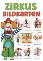 Aperçu - Présentation / Support pour le tableau - im ZIRKUS Deutsch Bildkarten Allemand - Page de couverture