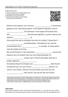 Vorschau - Arbeitsblätter - Arbeitsblätter zum Thema "Sorbische Sprache" + Lösung & MP3 + - Deckblatt