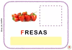 Vista previa - Tarjetas / Manipulativos - PACK HUERTO ESCOLAR - ESCRITURA - página 2