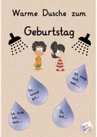 Vorschau - Poster - Warme Dusche zum Geburtstag - Deckblatt