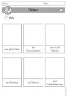 Vorschau - Arbeitsblätter - Ostern Arbeitsblatt Leseverstehen differenziert - DaZ DaF Sprachförderung - Seite 2