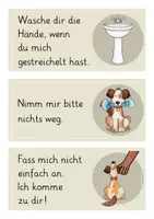 Vorschau - Poster - Schulhundregeln Tafelmaterial - Seite 3
