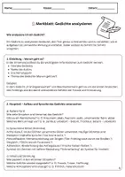Vorschau - Arbeitsblätter - ✍️ Kreatives & Analytisches Schreiben im Deutschunterricht – Merkblätter & Übungsmaterialien für die Klassen 5–10 📚✨ - Seite 1