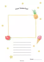 Vorschau - Anderer Materialtyp - Sommerportfolios ☀️ - Deckblatt
