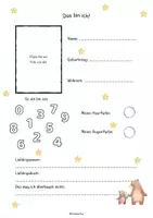 Vorschau - Anderer Materialtyp - Steckbrief für das Kind 👶🏻 - Deckblatt