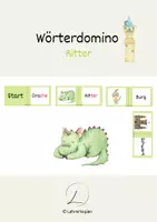 Vorschau - Spiele - Wörterdomino: Ritter (Silbenschrift) - Deckblatt