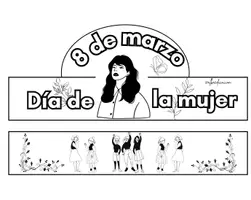 Vista previa - Manualidades / Dibujos para colorear - 8 de marzo día internacional de la mujer ( coronas) - página 3