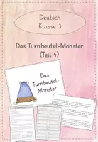 Vorschau - Arbeitsblätter - Lektüre: Lesebegleitheft und Kinderroman "Das Turnbeutel-Monster" (Materialpaket) - Seite 1