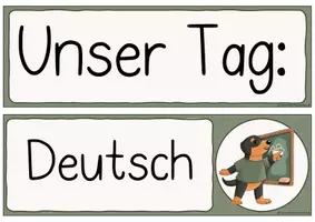 Vorschau - Poster - Hundeklasse- Tagestransparenz/ Stundenplan - Seite 1