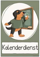 Vorschau - Mal- und Bastelvorlagen - Hundeklasse- Unsere Klassendienste - Seite 3