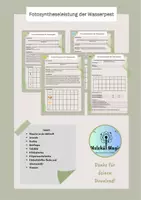 Vorschau - Arbeitsblätter - Fotosyntheserate: Experimente mit Wasserpest (samt Einflussfaktoren) - Deckblatt