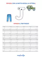 anteprima - Esercizi - Lettere straniere- Esercizi facilitati di letto-scrittura - Pagina 1