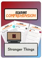 Vorschau - Arbeitsblätter - Reading Comprehension - Stranger Things + Solutions - Deckblatt