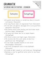 Vorschau - Arbeitsblätter - Satzreihe oder Satzgefüge? – Haupt- und Nebensätze richtig bestimmen - Seite 2