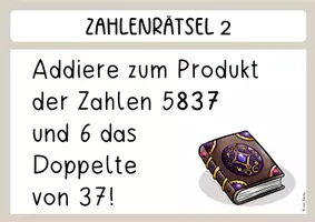 Vorschau - Arbeitsblätter - Zahlenrätsel Klasse 4 - Seite 2