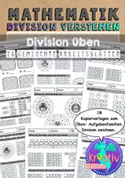 Vorschau - Arbeitsblätter - Materialpaket: Division mit und ohne Rest - Seite 1