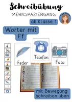 Vorschau - Bildkarten - Merkspaziergang Ff - Deckblatt