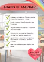 Vista previa - Decoración del aula - Cartell Tot en ordre - página 2
