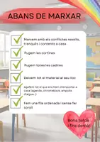 Vista previa - Decoración del aula - Cartell Tot en ordre - página 3