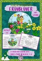 Vorschau - Arbeitsblätter - WIMMELLESEN Frühblüher 4-fach differenziert Klasse 1-4 - Deckblatt