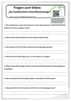 Vorschau - Arbeitsblätter - So funktioniert eine Kläranlange - Deckblatt